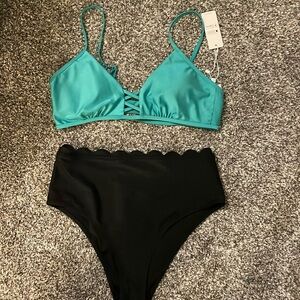 CUPSHE High Wasted Swimsuit